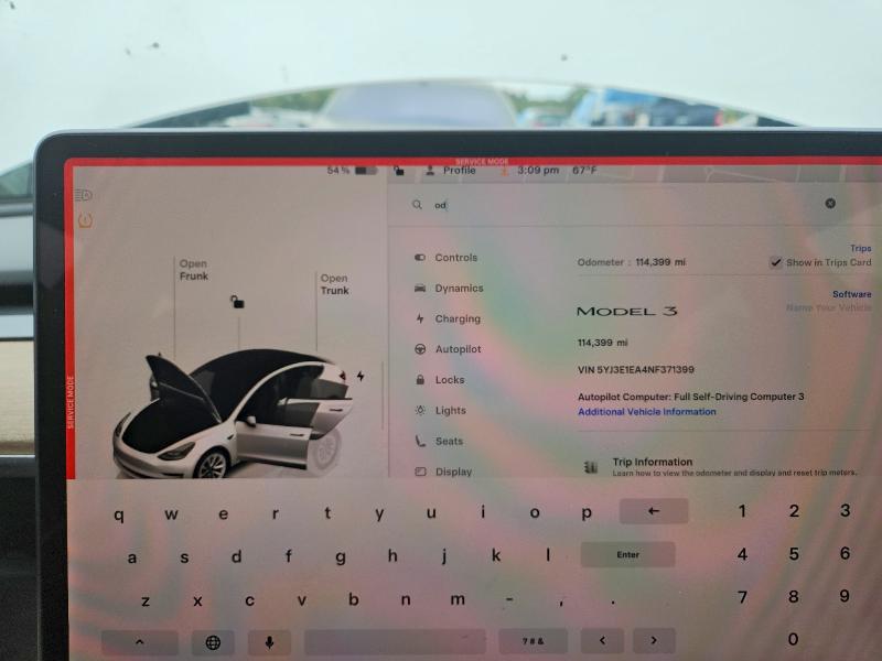 Продажа на аукционе авто 2022 Tesla Model 3, vin: 5YJ3E1EA4NF371399, номер лота: 51016226