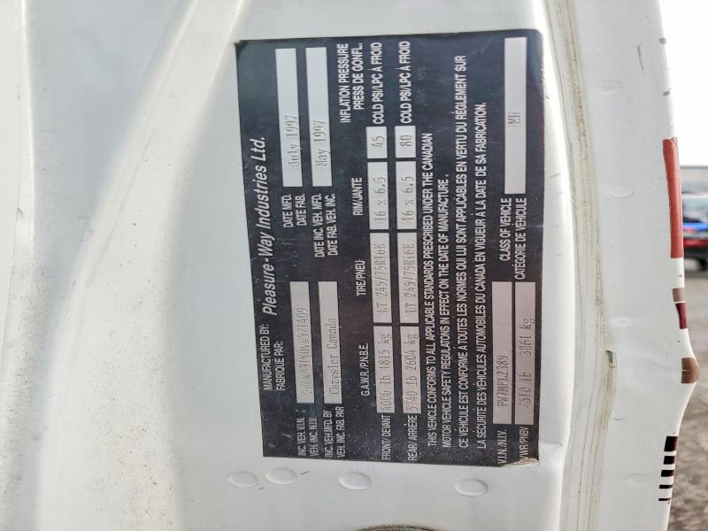 50450646 :رقم المزاد ، 2B6KB31Y0VK571409 vin ، 1997 Dodge Ram Van مزاد بيع