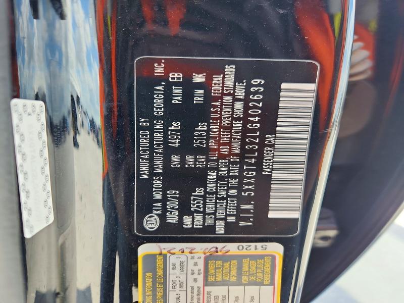 49615236 :رقم المزاد ، 5XXGT4L32LG402639 vin ، 2020 Kia Optima مزاد بيع