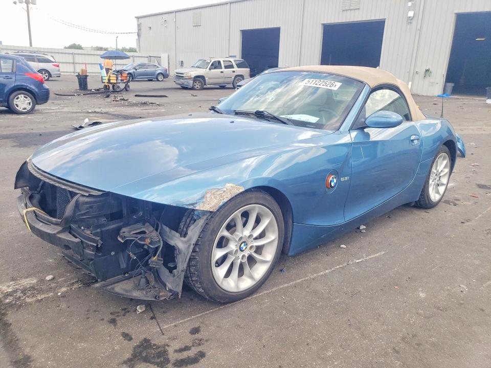 51122526 :رقم المزاد ، 4USBT33413LS41997 vin ، 2003 Bmw Z4 مزاد بيع