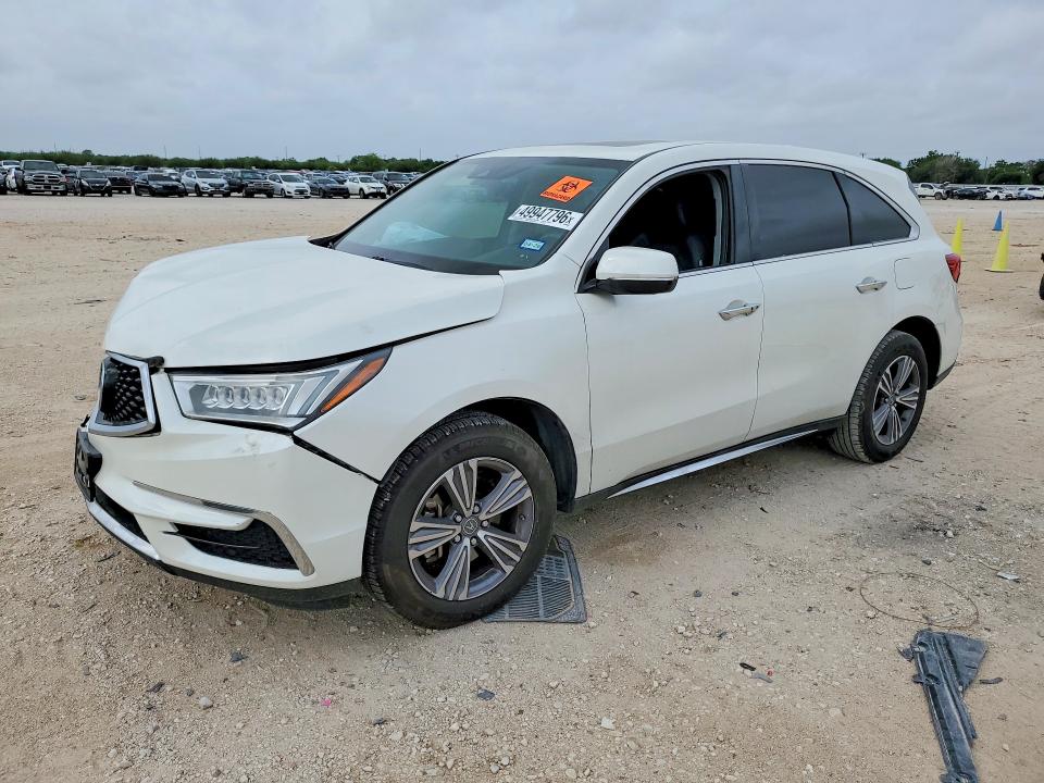 49947796 :رقم المزاد ، 5J8YD3H3XKL012599 vin ، 2019 Acura Mdx مزاد بيع