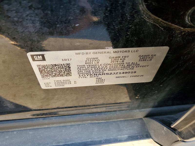 Aukcja sprzedaży 2018 Cadillac Xt5, vin: 1GYKNARS2JZ149019, numer aukcji: 49159116