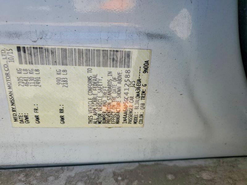 Aukcja sprzedaży 2016 Nissan Maxima, vin: 1N4AA6AP5GC412588, numer aukcji: 49269786