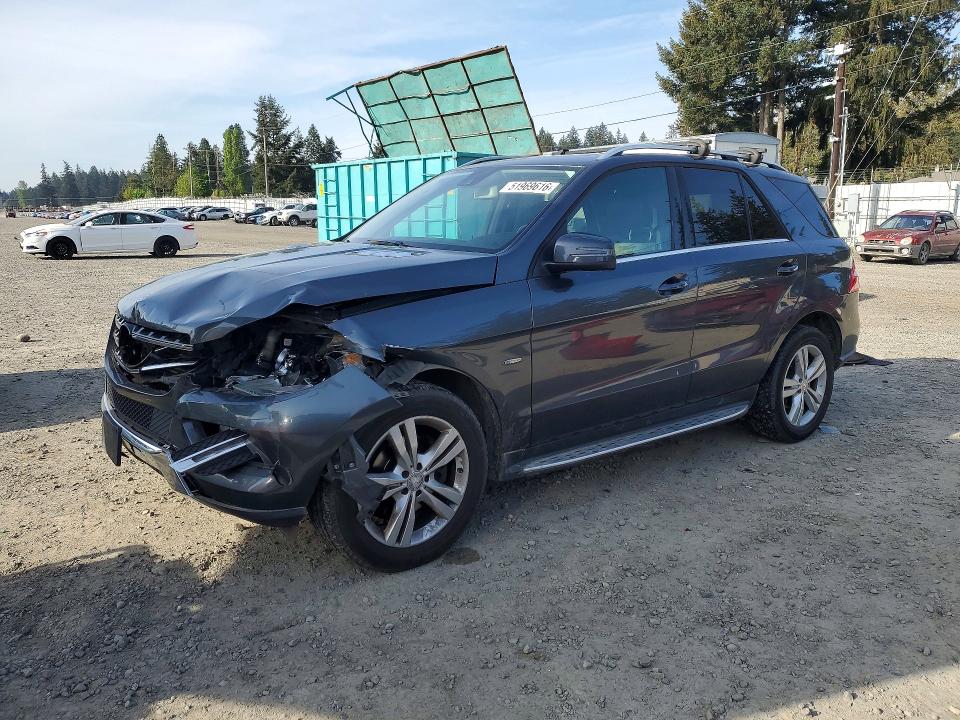 Aukcja sprzedaży 2012 Mercedes-benz Ml, vin: 4JGDA2EB0CA059709, numer aukcji: 51969616