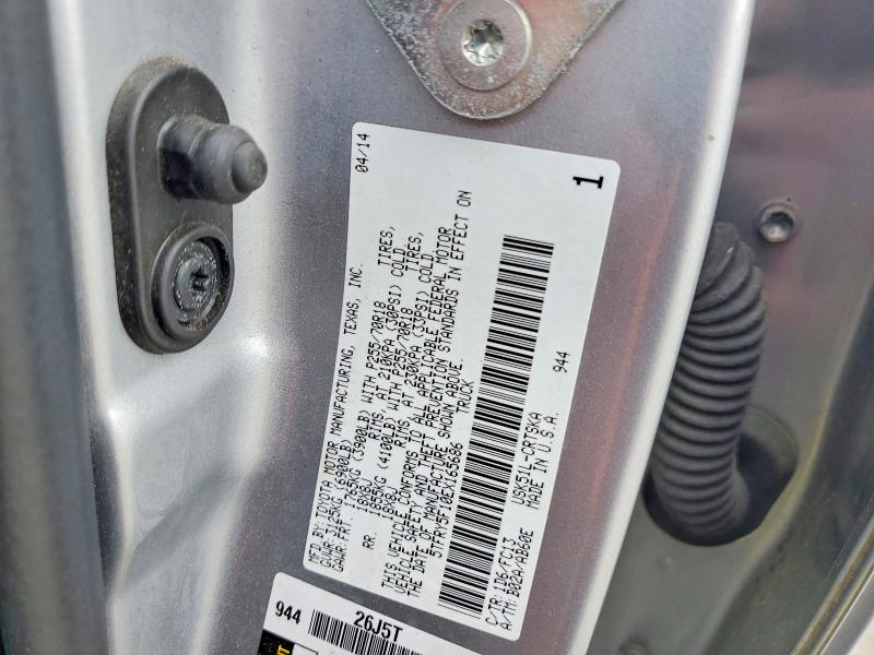 49465686 :رقم المزاد ، 5TFRY5F10EX165686 vin ، 2014 Toyota Tundra مزاد بيع