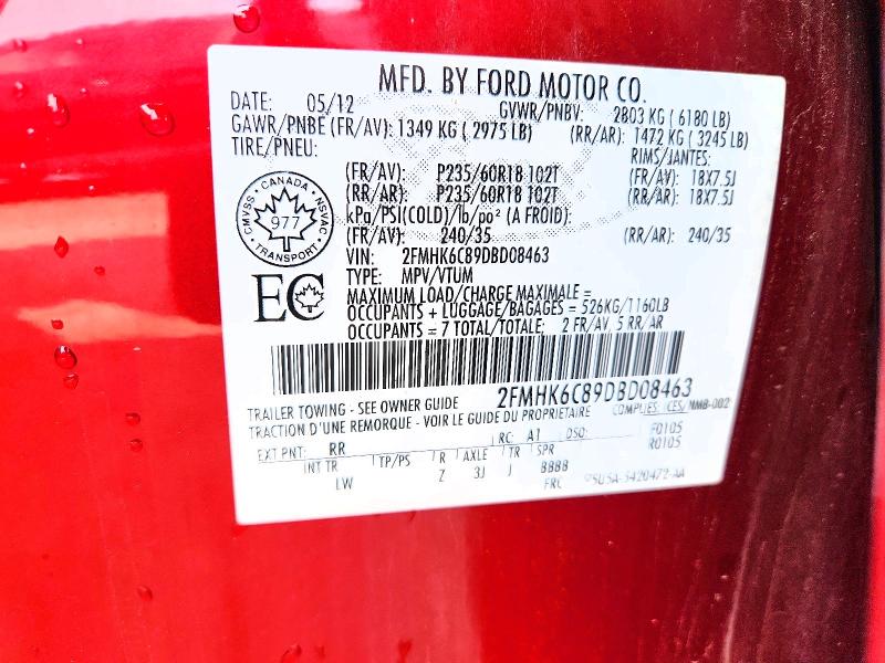 Aukcja sprzedaży 2013 Ford Flex, vin: 2FMHK6C89DBD08463, numer aukcji: 49559146