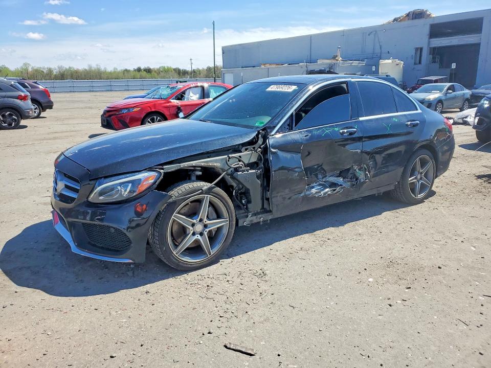 Auction sale of the 2015 Mercedes-benz C, vin: 55SWF4KB3FU018595, lot number: 47969226
