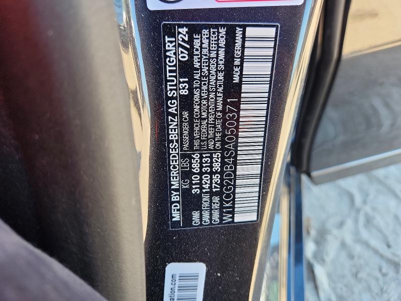 2025 Mercedes-benz Eqs Sedan მანქანა იყიდება აუქციონზე, vin: W1KCG2DB4SA050371, აუქციონის ნომერი: 51065236