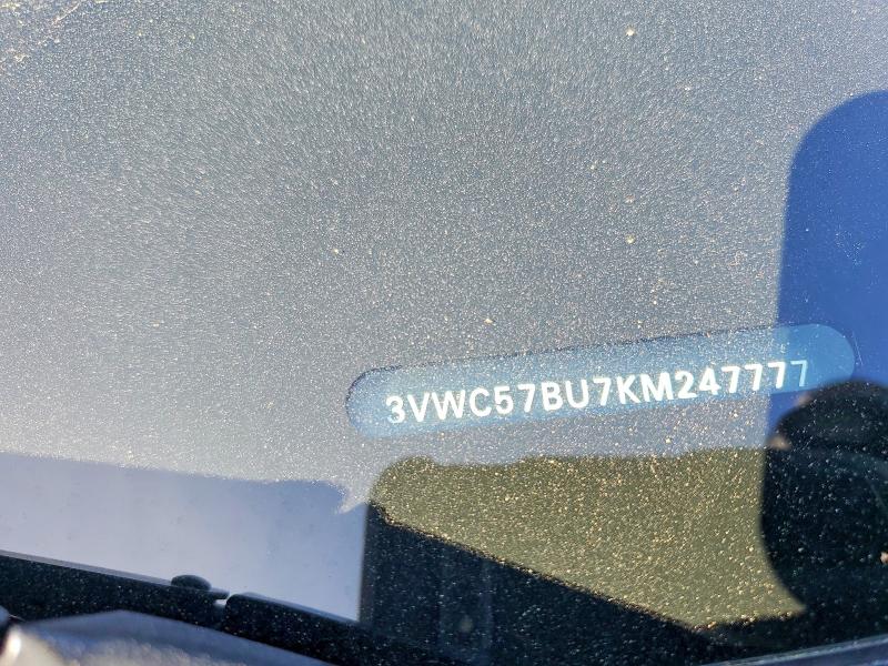 Aukcja sprzedaży 2019 Volkswagen Jetta, vin: 3VWC57BU7KM247777, numer aukcji: 48902656