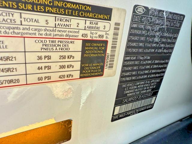 50166016 :رقم المزاد ، SALWR2EF3EA325907 vin ، 2014 Land Rover Range Rover Sport مزاد بيع