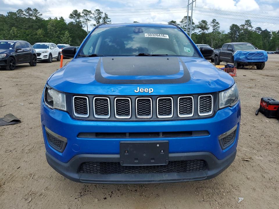 Продаж на аукціоні авто 2018 Jeep Compass, vin: 3C4NJCAB0JT255109, номер лоту: 50326416