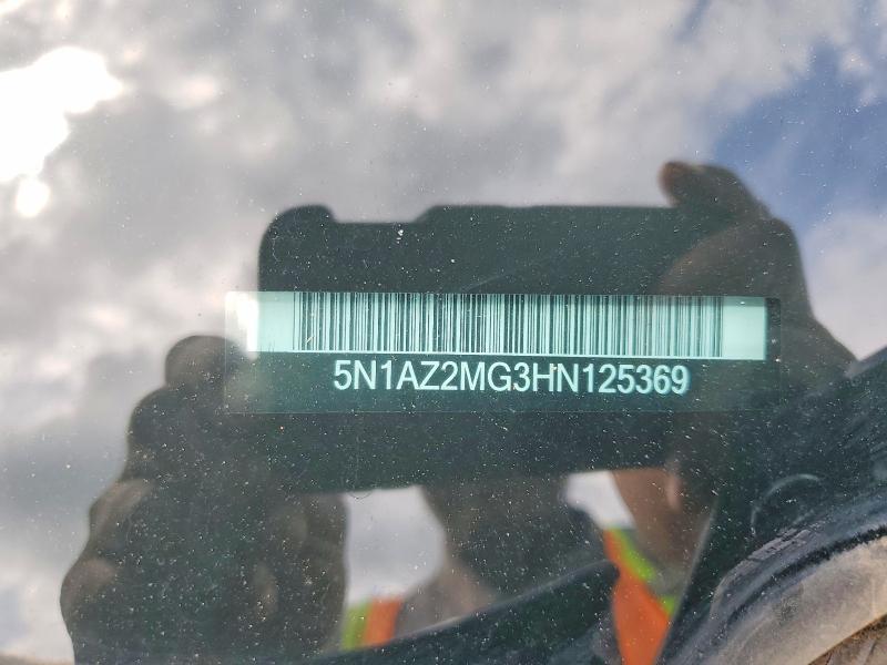Продаж на аукціоні авто 2017 Nissan Murano, vin: 5N1AZ2MG3HN125369, номер лоту: 51981586