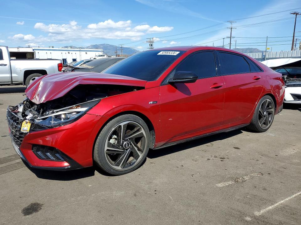 50985336 :رقم المزاد ، KMHLR4AF8PU626035 vin ، 2023 Hyundai Elantra مزاد بيع