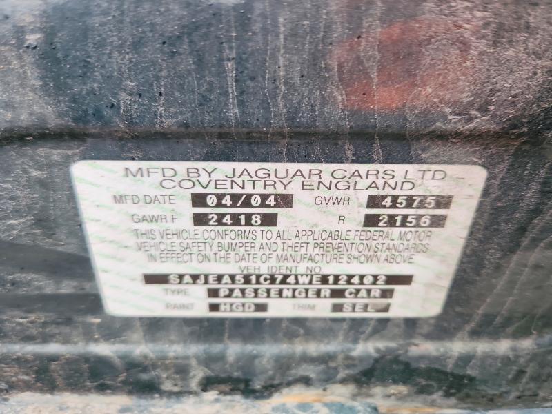Продаж на аукціоні авто 2004 Jaguar X-type, vin: SAJEA51C74WE12402, номер лоту: 51404006