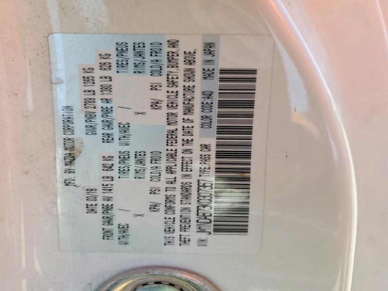 2019 Mazda Mx-5 Miata მანქანა იყიდება აუქციონზე, vin: JM1NDAB73K0307367, აუქციონის ნომერი: 50752276