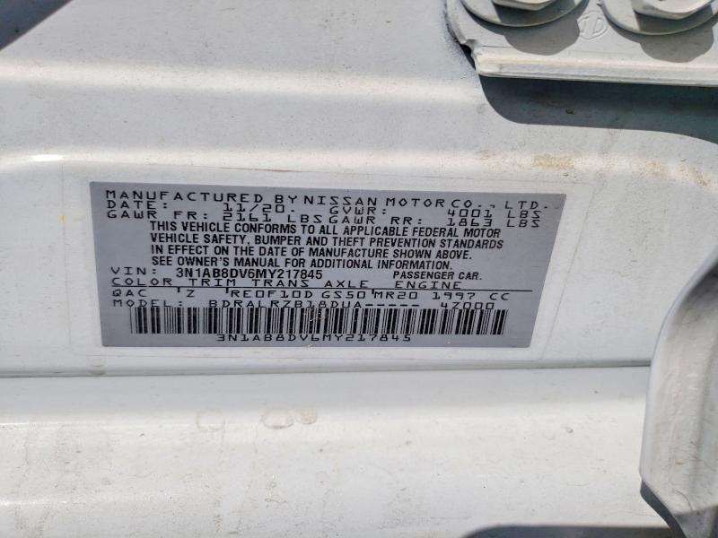 Продажа на аукционе авто 2021 Nissan Sentra, vin: 3N1AB8DV6MY217845, номер лота: 51117626