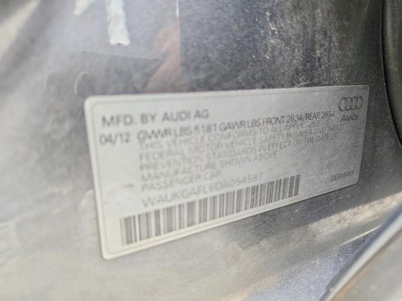 Aukcja sprzedaży 2013 Audi S4, vin: WAUKGAFL6DA054587, numer aukcji: 48687516