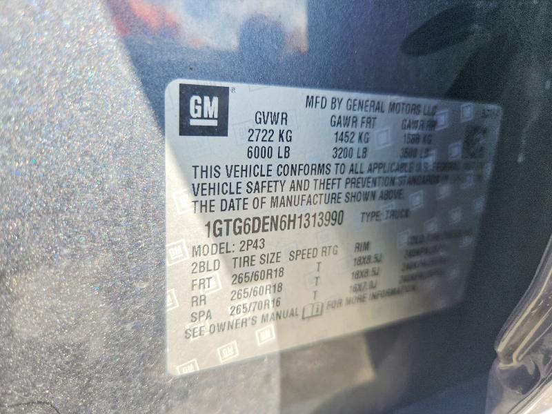 Продажа на аукционе авто 2017 Gmc Canyon, vin: 1GTG6DEN6H1313990, номер лота: 49807626