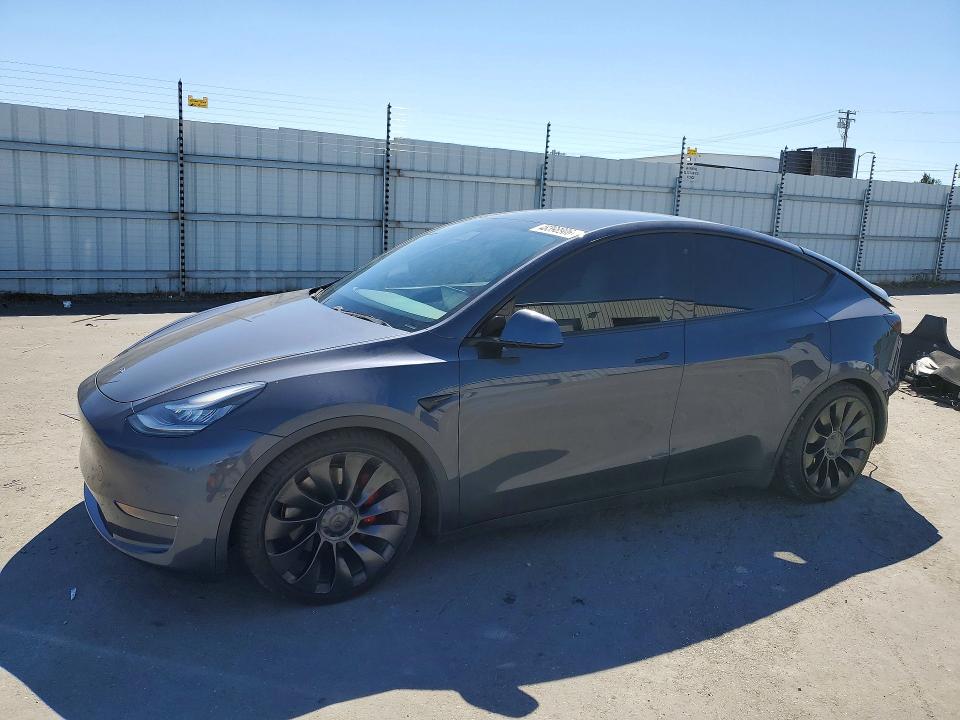 2020 Tesla Model Y მანქანა იყიდება აუქციონზე, vin: 5YJYGDEF6LF015109, აუქციონის ნომერი: 48398906