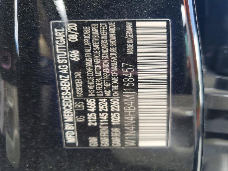 Продаж на аукціоні авто 2021 Mercedes-benz Gla, vin: W1N4N4HB4MJ168457, номер лоту: 51326786