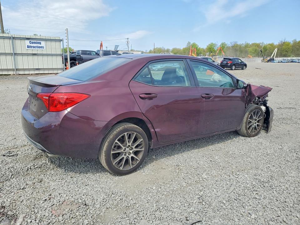 2017 Toyota Corolla მანქანა იყიდება აუქციონზე, vin: 5YFBURHE8HP640525, აუქციონის ნომერი: 50365046