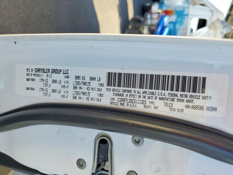 2014 Ram 1500 მანქანა იყიდება აუქციონზე, vin: 1C6RR7LG5ES111323, აუქციონის ნომერი: 48017206