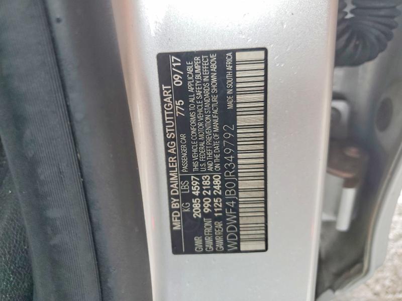 Продажа на аукционе авто 2018 Mercedes-benz C, vin: WDDWF4JB0JR349792, номер лота: 49305246
