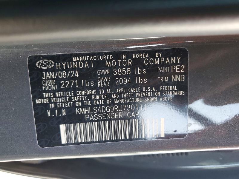 Продаж на аукціоні авто 2024 Hyundai Elantra, vin: KMHLS4DG9RU730111, номер лоту: 50985286