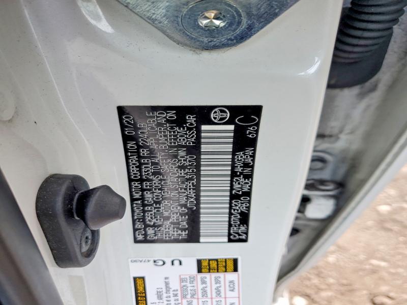Aukcja sprzedaży 2020 Toyota Prius Prime, vin: JTDKARFP5L3151370, numer aukcji: 48934936