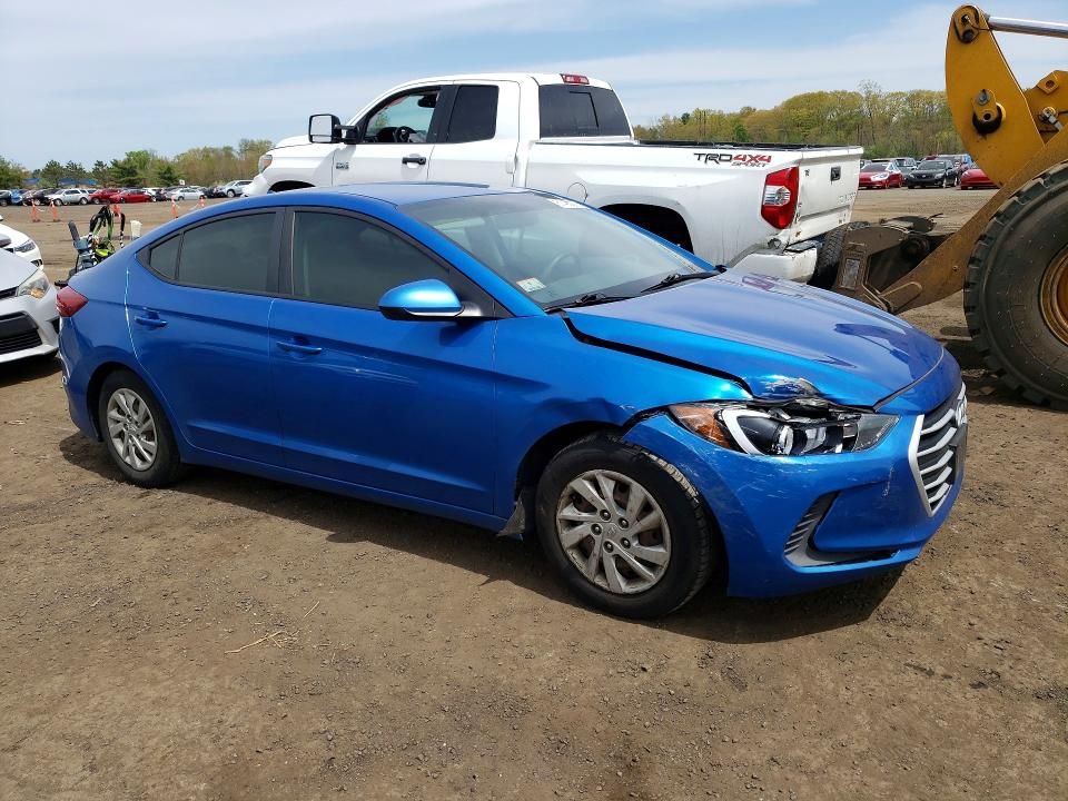 51490276 :رقم المزاد ، KMHD74LF2HU120662 vin ، 2017 Hyundai Elantra مزاد بيع
