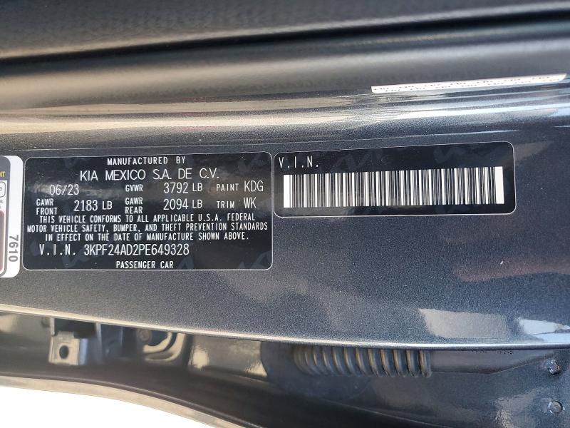 Продажа на аукционе авто 2023 Kia Forte, vin: 3KPF24AD2PE649328, номер лота: 51629506