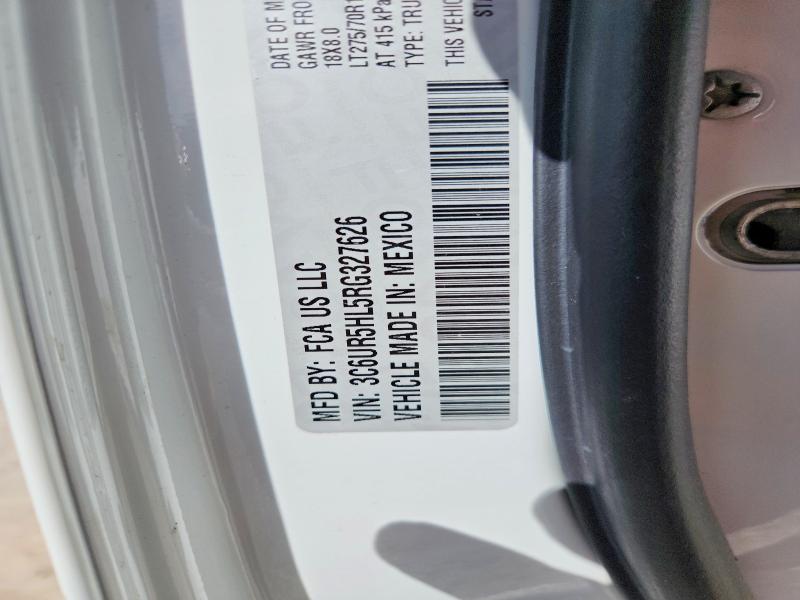 51017896 :رقم المزاد ، 3C6UR5HL5RG327626 vin ، 2024 Ram 2500 مزاد بيع