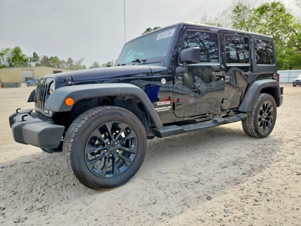 Auction sale of the 2015 Jeep Wrangler Unlimited, vin: 1C4BJWDG4FL765073, lot number: 49074796