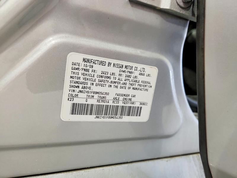 Aukcja sprzedaży 2009 Infiniti G37 Sedan, vin: JNKCV61F89M054350, numer aukcji: 49759976