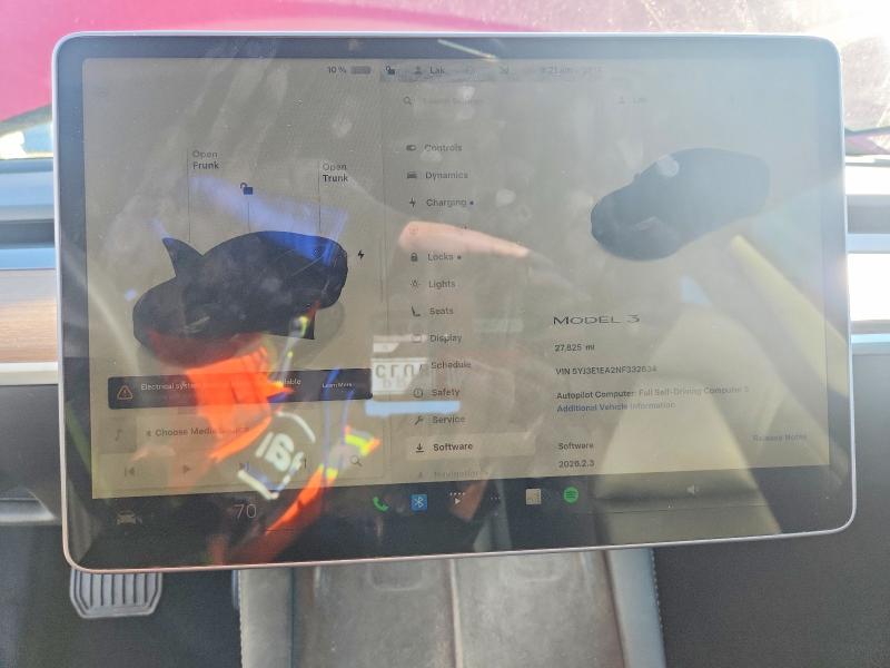Aukcja sprzedaży 2022 Tesla Model 3, vin: 5YJ3E1EA2NF332634, numer aukcji: 48524016
