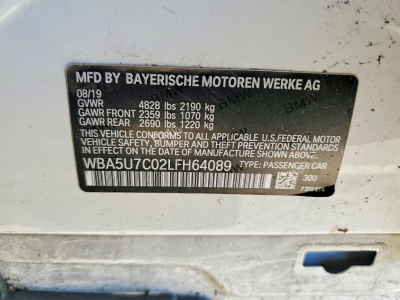 Aukcja sprzedaży 2020 Bmw M340i, vin: WBA5U7C02LFH64089, numer aukcji: 51725146