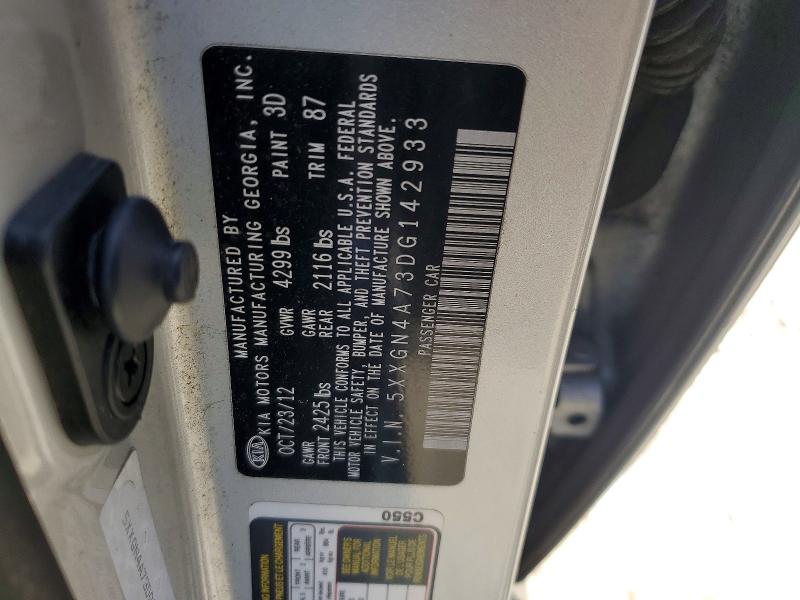 Aukcja sprzedaży 2013 Kia Optima, vin: 5XXGN4A73DG142933, numer aukcji: 48472356