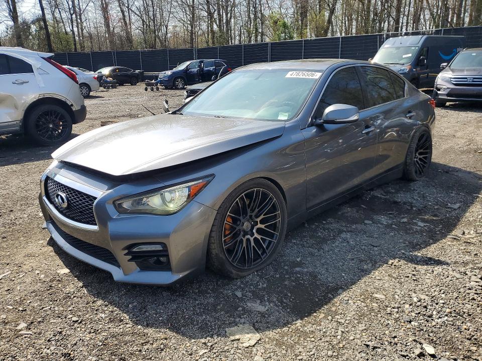 47826506 :رقم المزاد ، JN1BV7AR0FM419602 vin ، 2015 Infiniti Q50 مزاد بيع