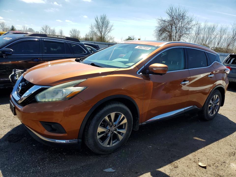 48425466 :رقم المزاد ، 5N1AZ2MHXFN223305 vin ، 2015 Nissan Murano مزاد بيع