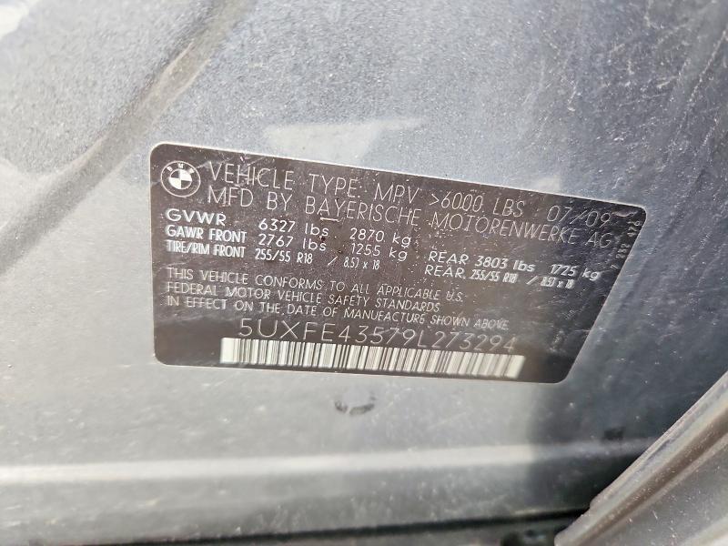 Продаж на аукціоні авто 2009 Bmw X5, vin: 5UXFE43579L273294, номер лоту: 51977546
