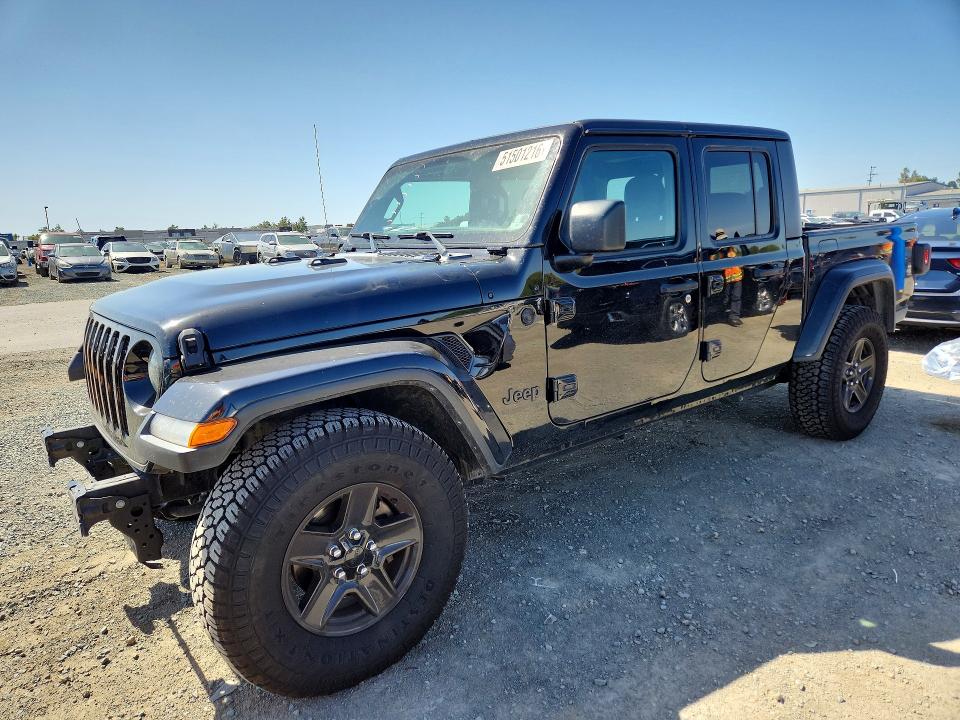 Продажа на аукционе авто 2021 Jeep Gladiator, vin: 1C6HJTAG3ML576786, номер лота: 51501216