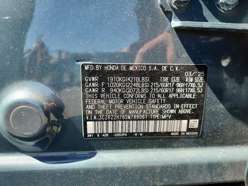 Aukcja sprzedaży 2025 Honda Hr-v, vin: 3CZRZ2H76SM788061, numer aukcji: 50778676