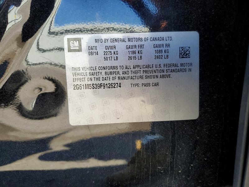 Aukcja sprzedaży 2015 Cadillac Xts, vin: 2G61M5S39F9126274, numer aukcji: 48634686