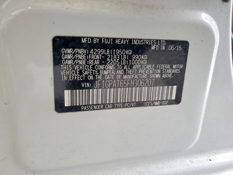 Aukcja sprzedaży 2015 Subaru Impreza, vin: JF1GPAT65FH306207, numer aukcji: 51584566