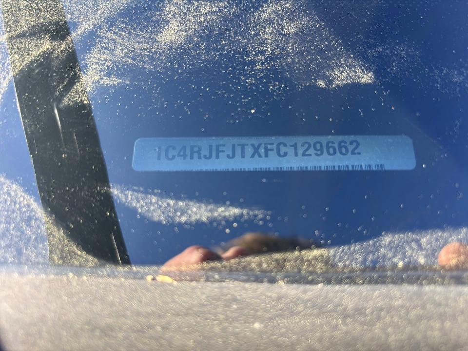 Продаж на аукціоні авто 2015 Jeep Grand Cherokee, vin: 1C4RJFJTXFC129662, номер лоту: 47964716