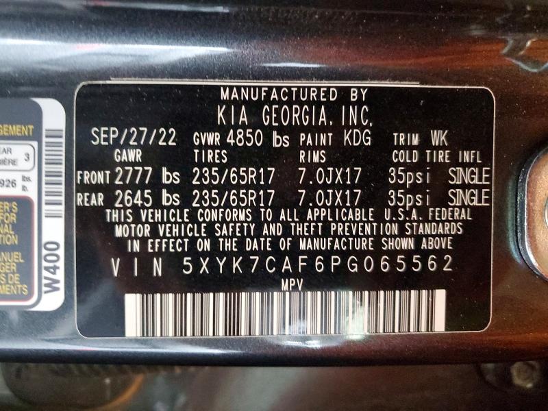 Aukcja sprzedaży 2023 Kia Sportage, vin: 5XYK7CAF6PG065562, numer aukcji: 48245056