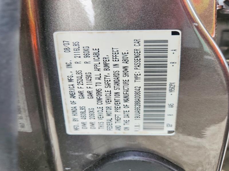 Продаж на аукціоні авто 2008 Acura Tl, vin: 19UUA66288A008042, номер лоту: 48741036
