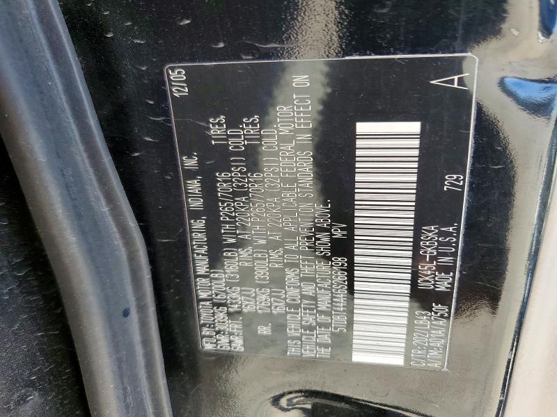 50270816 :رقم المزاد ، 5TDBT44A46S266198 vin ، 2006 Toyota Sequoia مزاد بيع