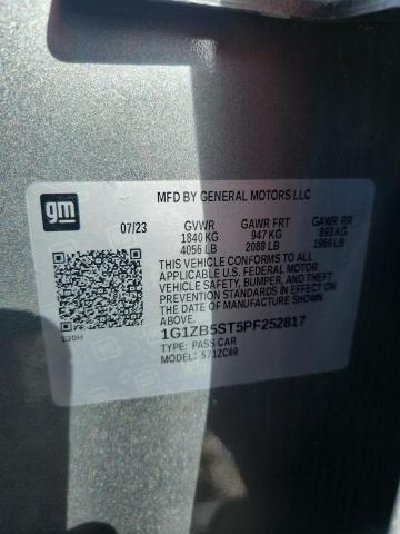 2023 Chevrolet Malibu მანქანა იყიდება აუქციონზე, vin: 1G1ZB5ST5PF252817, აუქციონის ნომერი: 48925756