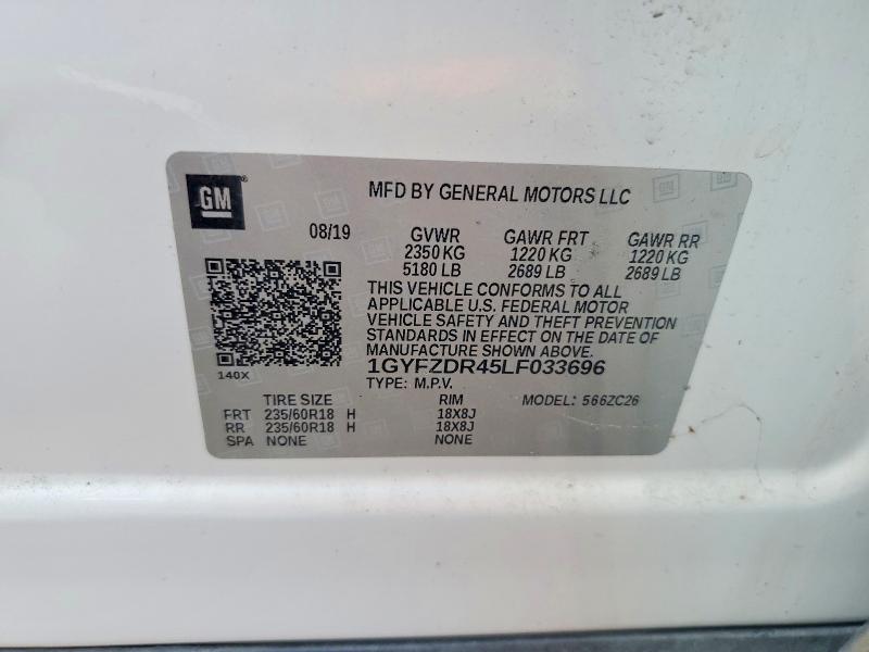 Продажа на аукционе авто 2020 Cadillac Xt4, vin: 1GYFZDR45LF033696, номер лота: 50279816